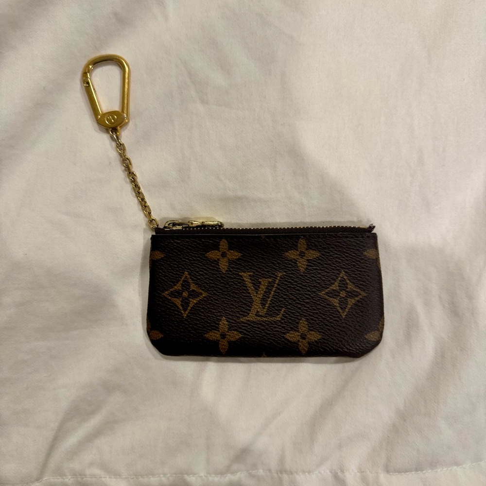 Louis Vuitton Brown Monogram Key Pouch